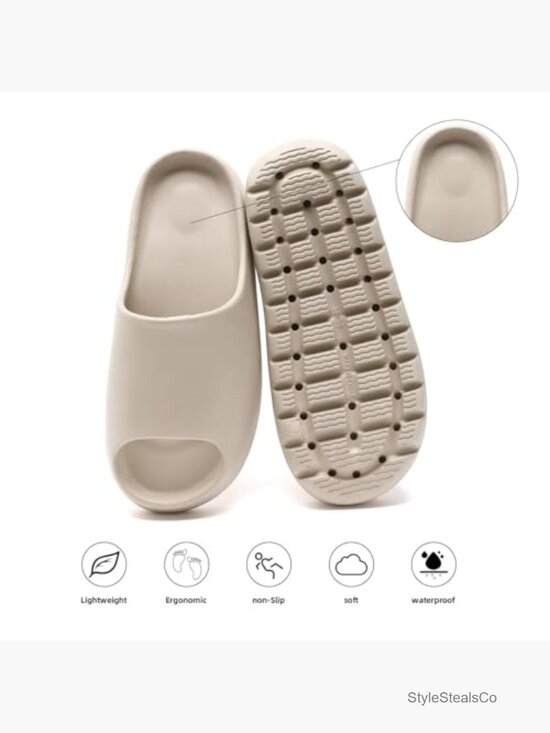 Unisex Cloud Slides - Non-Slip EVA Thick Sole Recovery Sandals main image 4